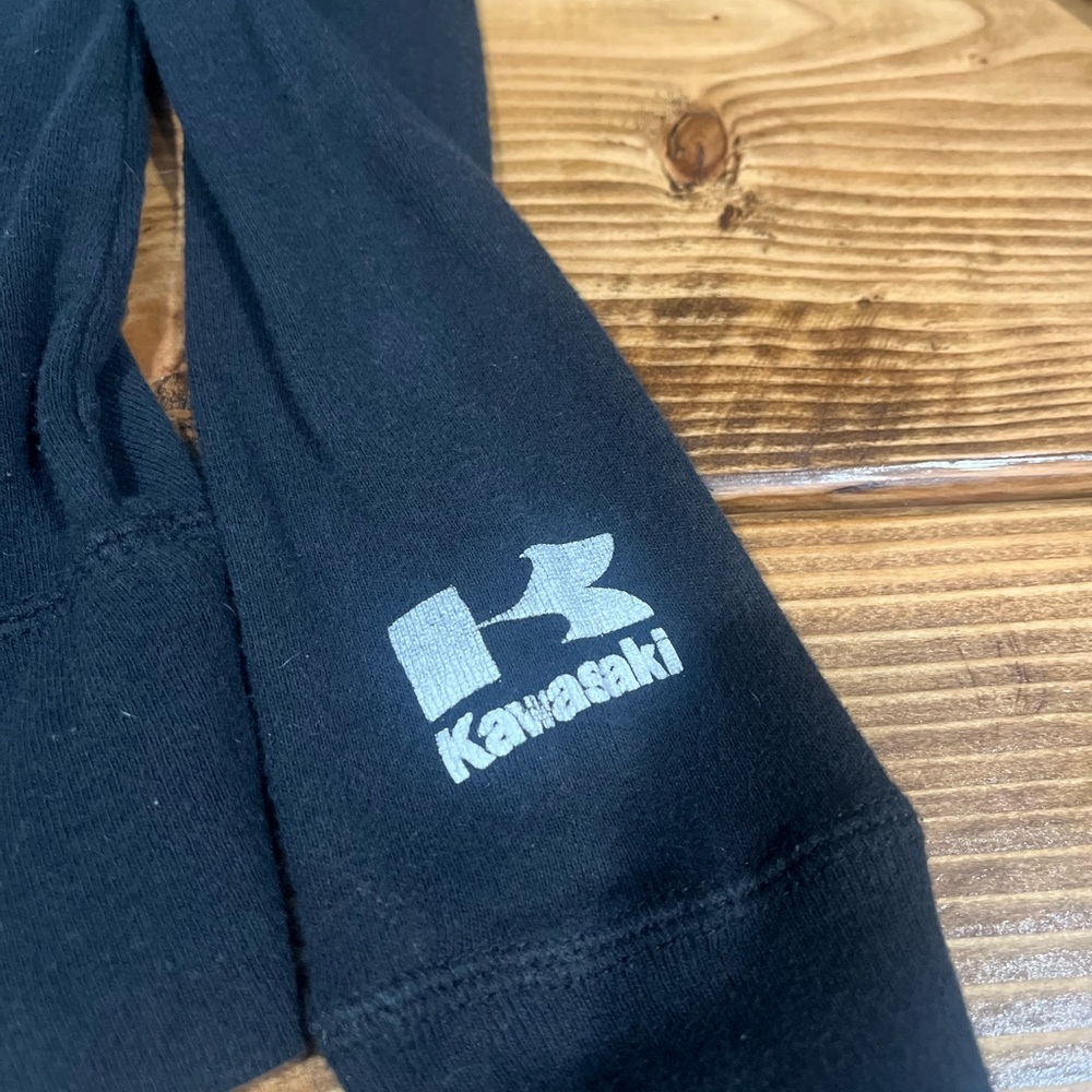 Kawi Girl Black and Green Zip-Up Hoodie - Picture 3 of 3